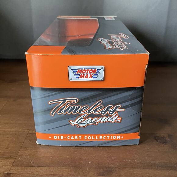 1955 Chrysler C300 Black 1/24 Scale Diecast Model Toy Car Motor Max - Picture 6 of 6